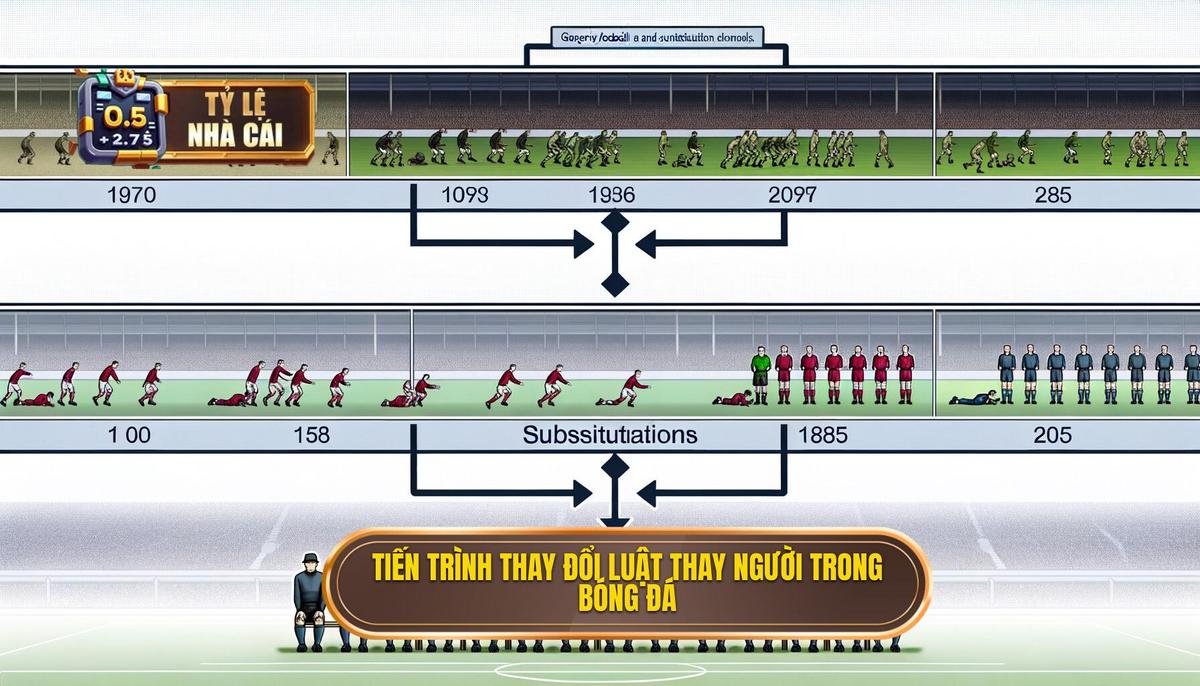 Sự phát triển của luật thay người trong bóng đá qua thời gian