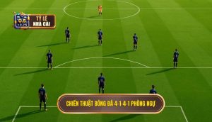 Chiến thuật bóng đá 4-1-4-1 phòng ngự