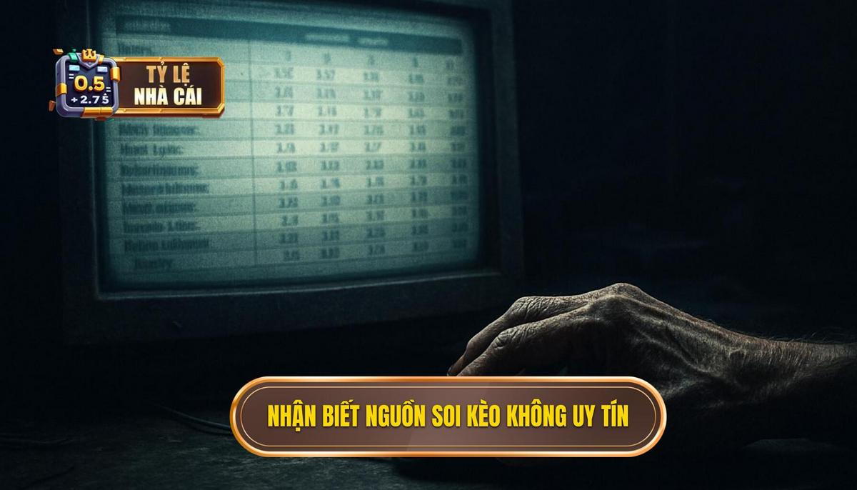 Dấu hiệu nhận biết các nguồn soi kèo thiếu uy tín