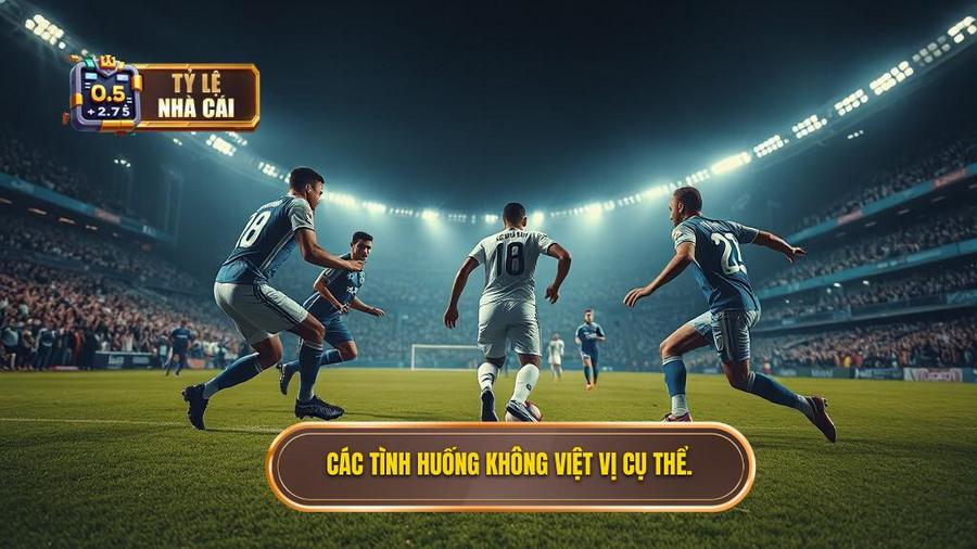 2. Các tình huống không việt vị cụ thể.