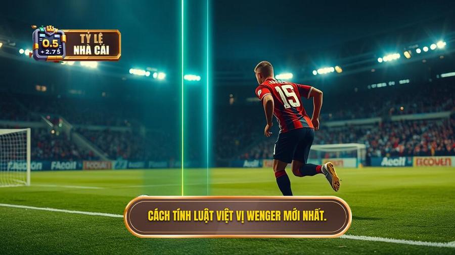 2. Cách tính luật việt vị Wenger mới nhất.