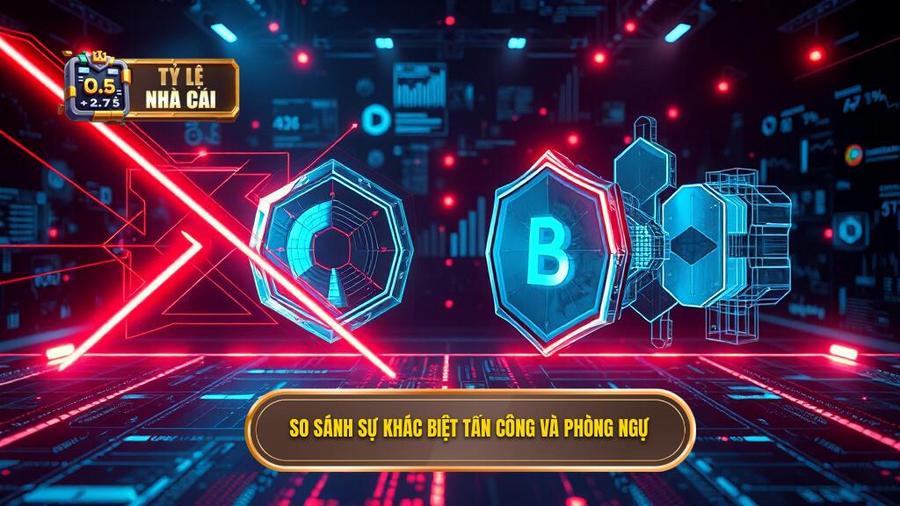 3. So sánh sự khác biệt tấn công và phòng ngự