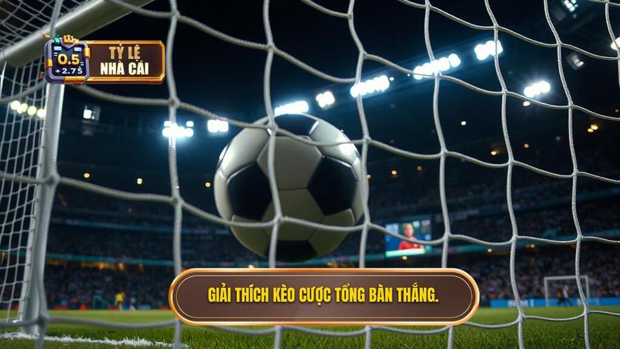 Giải thích kèo cược tổng bàn thắng.