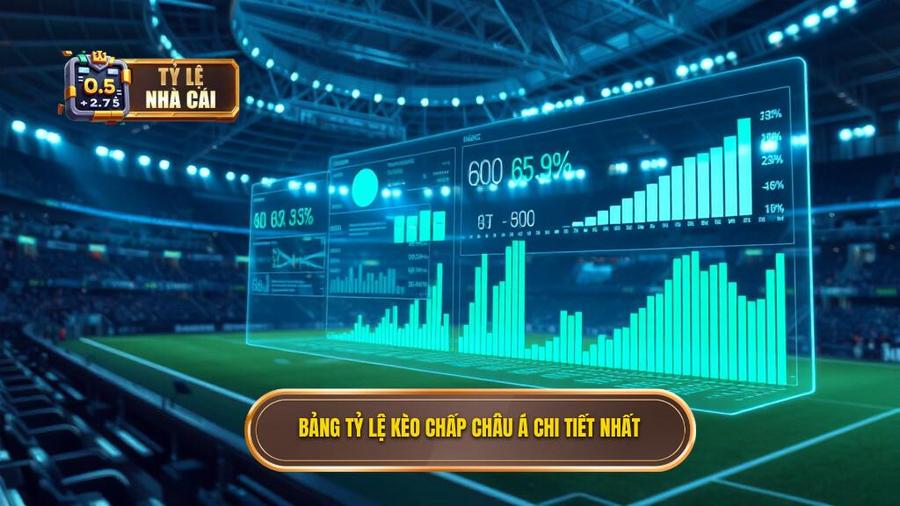 Bảng tỷ lệ kèo chấp châu Á chi tiết nhất