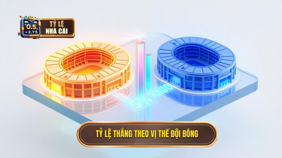 Tỷ lệ thắng theo vị thế đội bóng