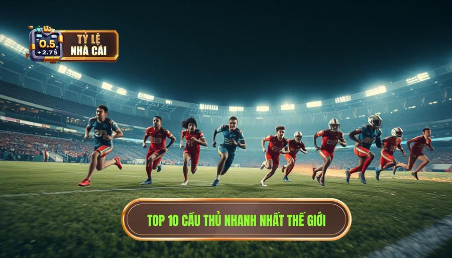 Top 10 cầu thủ nhanh nhất thế giới